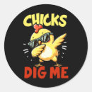 Search for chicks dig stickers Happy easter