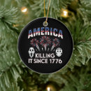 Search for 1776 christmas tree decorations Usa
