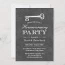 Search for key housewarming invitations Chalkboard