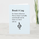 Search for funny broken get well cards Leg