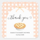 Search for thank you peach stickers Baby shower
