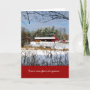 Search for rural farm christmas cards Red barn