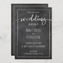 Search for chalkboard wedding invitations Casual