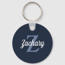 Search for retro blue key rings Initial