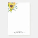 Search for sunflower yellow post it notes Rustic country