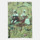 Search for vintage french tea towels Green