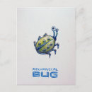 Search for blue robot postcards Geek