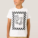 Search for black and white checkered tshirts For kids