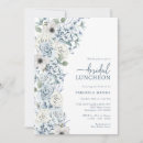 Search for light blue bridal shower invitations Watercolor floral