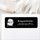 Search for masquerade mask return address labels Mardi gras