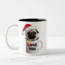 Search for christmas pug mugs Pet