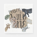 Search for safari napkins First birthday party