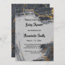 Search for marble baby shower invitations Elegant