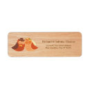 Search for owl wedding return address labels Vintage