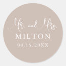 Search for neutral wedding stickers Modern