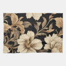 Search for vintage botanical tea towels Black