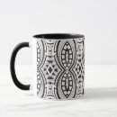 Search for tribal inspired mugs Zen doodle style
