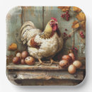Search for rooster chicken hen plates Country
