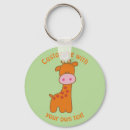 Search for giraffe cartoon key rings Animals