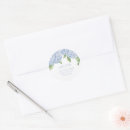 Search for wedding round return address labels Blue
