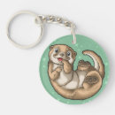 Search for cute otter key rings Marine