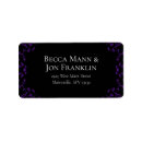 Search for halloween return address labels Purple