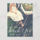 Search for wedding thank you create a postcards For her