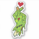Search for zombie vinyl stickers Halloween