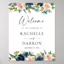 Search for navy and blush wedding signs Calligraphy
