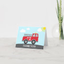 Search for fire truck cards Red