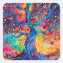 Search for tree of life square stickers Colourful