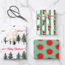 Search for christmas set wrapping paper Stripes