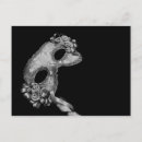 Search for masquerade masks postcards Ball