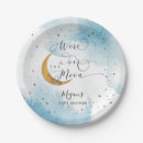 Search for moon and stars plates Whimsical
