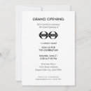 Search for grand opening celebration invitations Black and white