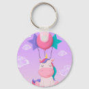 Search for fairytale round key rings Unicorns