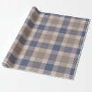 Search for brown plaid wrapping paper Checkered