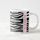 Search for black and white zebra stripes mugs Wild animals