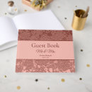 Search for rose gold wedding guest books Reception