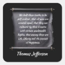 Search for thomas jefferson stickers Declaration of independence