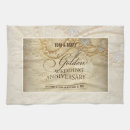 Search for anniversary tea towels Golden
