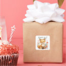 Search for orange fox stickers Woodland animals