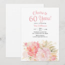 Search for cheers to 60 years birthday invitations Sixty