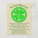 Search for celtic blessing postcards Shamrock