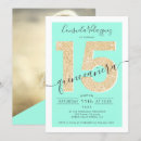 Search for mint green quinceanera invitations Mis quince
