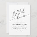 Search for cute bridal shower invitations Black