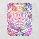 Search for colourful mandalas postcards Boho