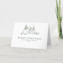 Search for snowy village christmas cards Green