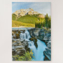 Search for jasper national park puzzles Waterfall