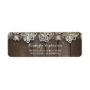 Search for wood lace return address labels Vintage